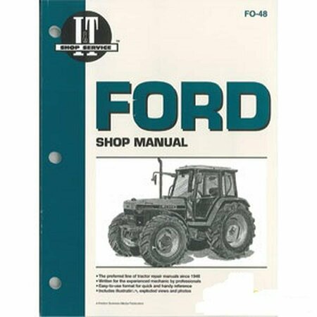 AFTERMARKET Tractor Shop Service Manual I&T Fits Ford 5640 6640 7740 7840 8240 8340 NEW FO48
